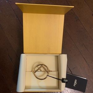 Authentic Fendi cuff bracelet